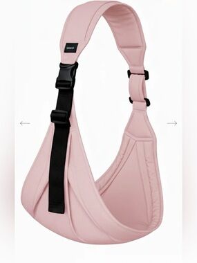 Senarah Baby Toddler Sling Carrier - Child Hip Sling Soft Pink Adjustable 1 size